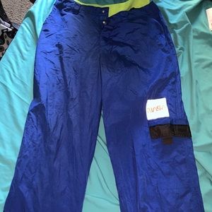 Blue NASA windbreaker pants